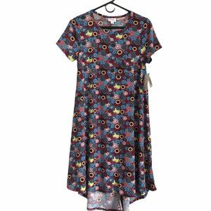 LuLaRoe Carly Shirt Dress Paisley Print